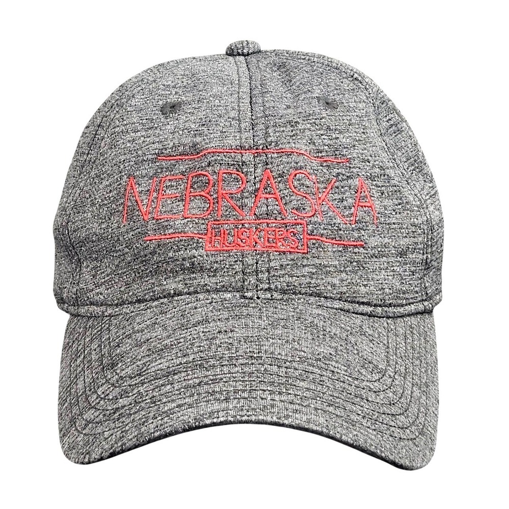 Vintage Nebraska Huskers Hat Mens Gray 80s Cap NCAA Football Collegiate Fanwear